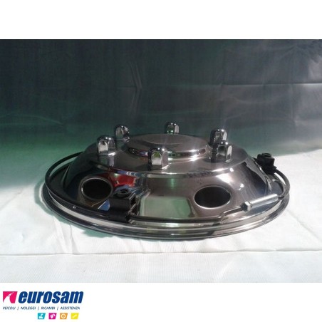 copriruota anteriore inox per cerchio 17,5