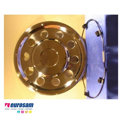 copriruota posteriore inox...