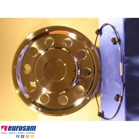 copriruota posteriore inox per cerchio 22,5