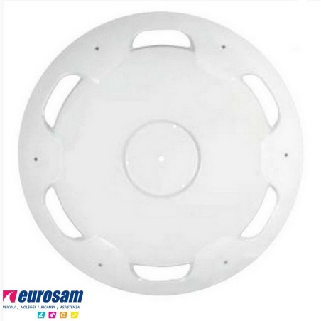 copriruota anteriore metallo bianco per cerchio 22,5