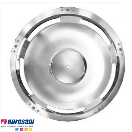 copriruota anteriore inox cerchio 19,5