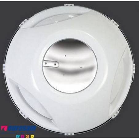 copriruota posteriore in plastica bianco cerchio 22,5 neoplan