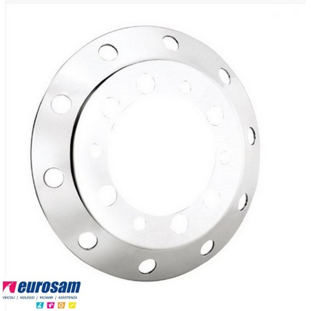 copriruota anteriore inox per cerchio 22,5