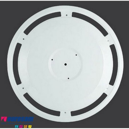 copriruota posteriore metallo bianco neoplan