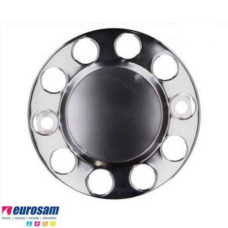 anello copriruota 10 fori inox foro 32mm cerchio 22,5