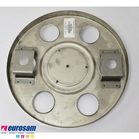 anello copriruota 6 fori inox d.310 colonnina 24mm