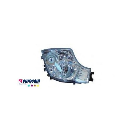 Proiettore Faro Alogeno Dx  Con Led Diurno Mercedes Actros Mp4