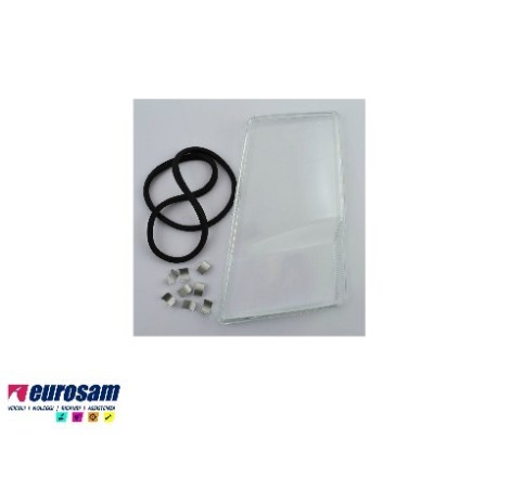 Kit Ricambio Vetro Faro Sx...