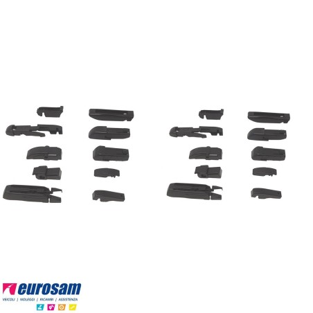 Coppia spazzole tergicristallo 550 mm Fiat Ducato modello 230 e 244
