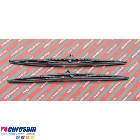 Coppia spazzole tergicristallo 650 mm Iveco Eurocargo Eurotech Eurostar Stralis Trakker Originali Iveco