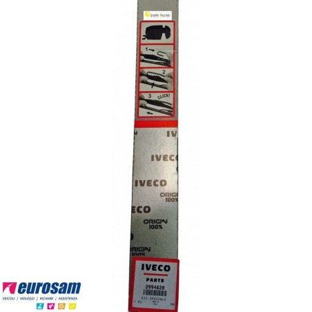 Coppia spazzole tergicristallo 650 mm Iveco Eurocargo Eurotech Eurostar Stralis Trakker Originali Iveco