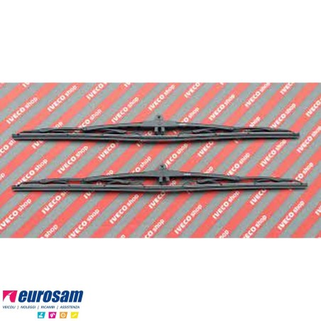 Coppia spazzole tergicristallo 650 mm Iveco Eurocargo Eurotech Eurostar Stralis Trakker Originali Iveco