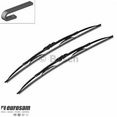 Coppia spazzole tergicristallo 650 mm Iveco Stralis Trakker Stralis Hi-Way Astra HD9 Originali Bosch