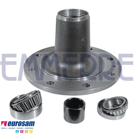 Kit Mozzo ruota anteriore Iveco Eurocargo 80/100E15/E18/E21 180E21 Tector 100E17/E18/E21 con cuscinetti e paraolio