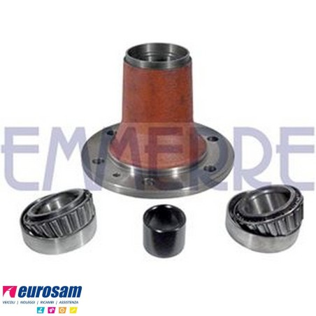 Kit Mozzo ruota anteriore Iveco Eurocargo 65/75E12/E14/E15 Tector 75E13/E15/E17/E18 con cuscinetti e paraolio
