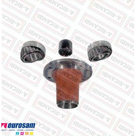 Kit Mozzo ruota anteriore Iveco Eurocargo 60 65 75E10/E12/E14 tector 75E13/15/17/18 con cuscinetti