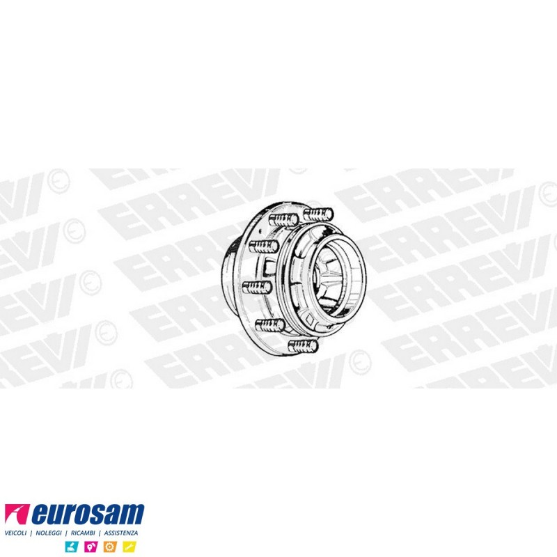 Mozzo ruota posteriore nudo Iveco 170 190.20/.26 180.24/.26 190.30/...
