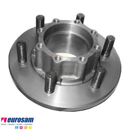Mozzo ruota posteriore nudo IVECO NEW DAILY 30/35.8 TURBODAILY 35.10/.12 40/45/49.10 con colonnette