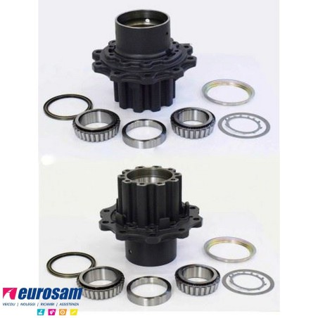Kit Mozzo ruota posteriore Mercedes Actros Mp1 Mp2 Mp3 Axor con cuscinetti e paraolio