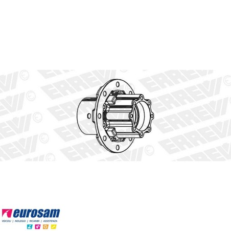 Mozzo ruota posteriore nudo Mercedes Actros Mp1 Mp2 Mp3 Axor