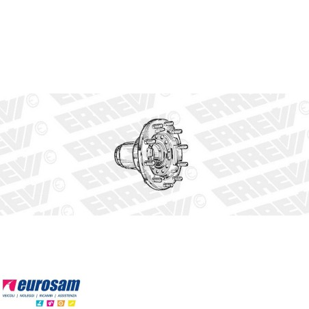 Mozzo ruota anteriore nudo Iveco Eurocargo 170/260E15/E18/E23/E27 Eurotech Eurostar con colonnette