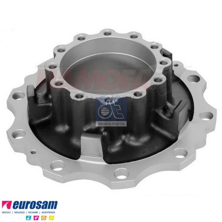 Kit Mozzo ruota posteriore Iveco Eurotech Eurostar Stralis Cursor con cuscinetti paraoli colonnette