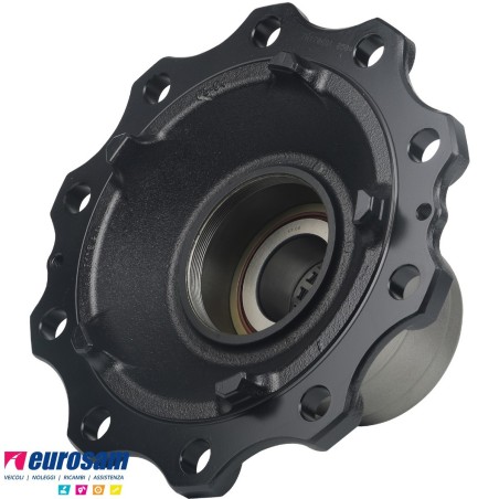 Mozzo ruota anteriore Volvo FL6 FM7/9/10/12 FH12/16 NH12 con cuscinetto e paraolio