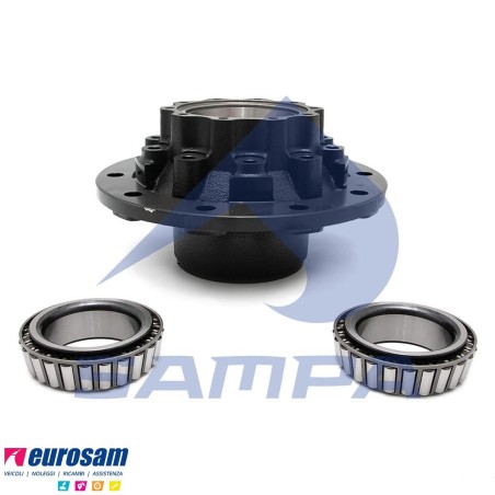 Kit Mozzo ruota posteriore Scania 4 serie con freno a disco con cuscinetti e paraoli
