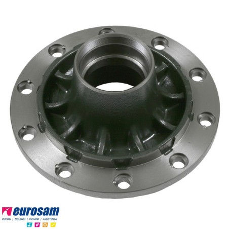 Mozzo ruota completo assale Bpw 10-12 Ton assale sistema convenzionale serie HS HZ altezza centr. Cerchi m22 calotta 125x2