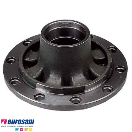 Mozzo ruota nudo assale Bpw 10-12 Ton assale sistema convenzionale serie HS HZ altezza centr. Cerchi m22 calotta 125x2