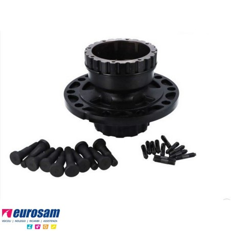 Mozzo ruota posteriore Volvo FM7/10/12 FH12/16 FL6 B7/12 con cuscinetto Oe quality e paraolio