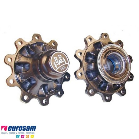 Mozzo ruota assale Bpw sistema Eco Maxx 6,5-9 ton serie HS HZ SKHS - SH - SKH con cuscinetto oe quality e calotta