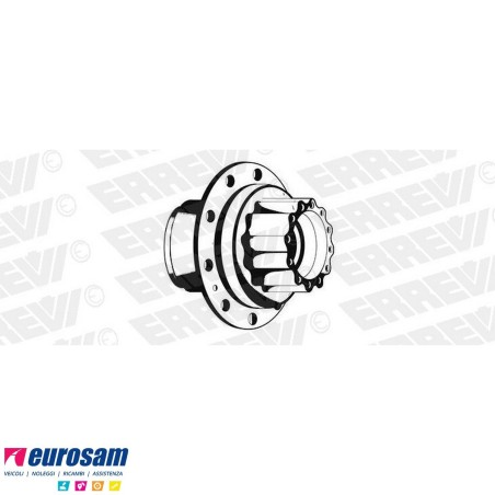 Mozzo ruota posteriore nudo Volvo F10/12/16 FL6/7/10/12 NL10/12 NH12 FH12/16