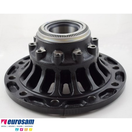 Mozzo ruota completo assale Saf 19"1/2 freno a disco tipo SKRB9019/9022 integrale cuscinetti oe quality