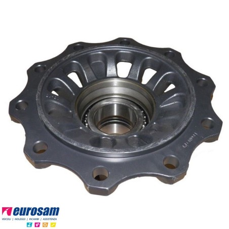 Mozzo ruota completo assale Saf 19"1/2 freno a disco tipo SKRB9019/9022 integrale