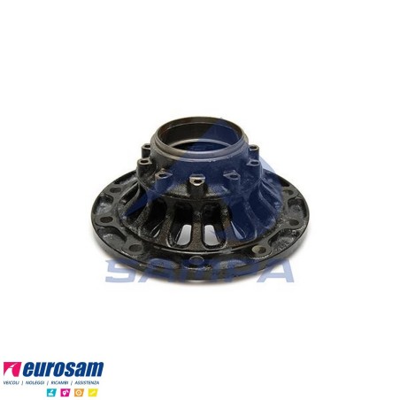 Mozzo ruota nudo assale Saf 19"1/2 freno a disco tipo SKRB9019/9022 integrale