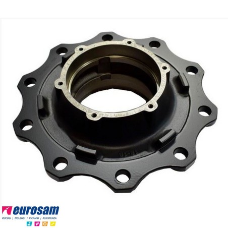 Mozzo ruota nudo assale Saf 22'' freno a tamburo tipo RSM6542/9042/20 RLSM9042/20 massa frenante 420x180/200