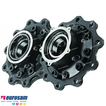 Mozzo ruota assale Meritor R.o.r. serie TA TC impianto frenante D Duco Elsa 2 con cuscinetti e calotta Oe quality