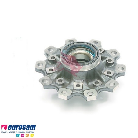 Mozzo ruota assale Meritor R.o.r. serie LM impianto frenante Dx195 Elsa 2 Elsa 195 con cuscinetti e calotta Oe quality