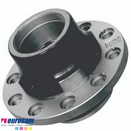 Mozzo ruota completo assali Meritor R.o.r. serie "TM" -15''-19''1/2 10 fori con cuscinetti e calotta Oe quality
