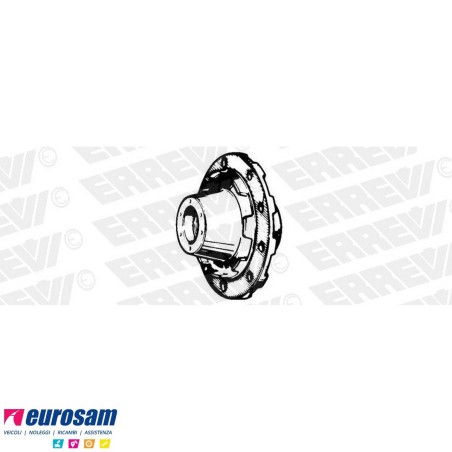 Mozzo ruota nudo assali Meritor R.o.r. serie "TM" -15''-19''1/2 8 fori