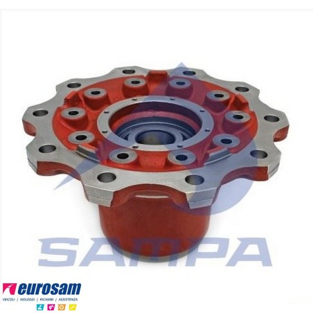 Mozzo ruota nudo rimorchio assale Mercedes tipo discos nr5