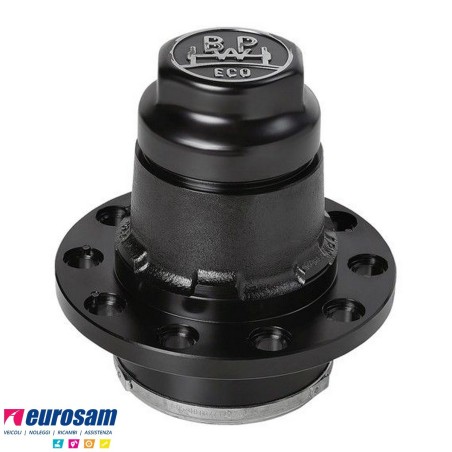 Mozzo ruota assale Bpw sistema Eco 10-12 ton serie K NZ calotta m135x2 con cuscinetti e calotta Oe quality