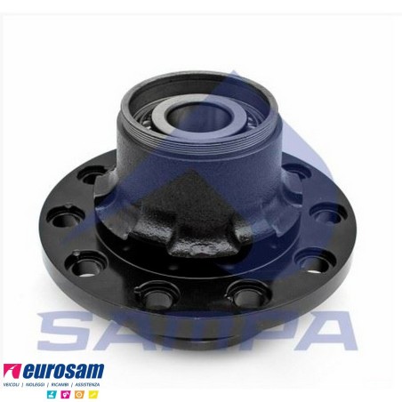 Mozzo ruota completo assale Bpw sistema Eco 6,4-8-9 ton serie K NS NZ calotta m125x2
