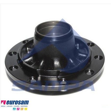 Mozzo ruota nudo assale Bpw sistema Eco 10-12 ton serie HS HZ calotta m135x2