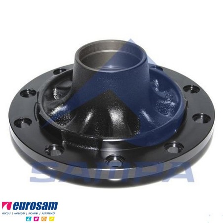 Mozzo ruota completo assale Bpw 6,5-9 Ton serie HS HZ sistema convenzionale H. centr. Cerchi mm. 22 calotta m115x2