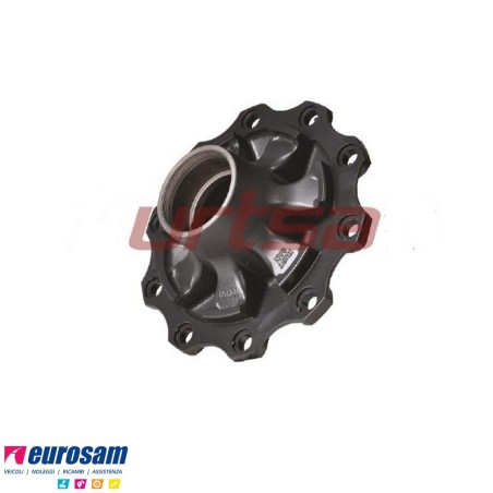 Mozzo ruota nudo assale Bpw 6,5-9 Ton serie HS HZ sistema convenzionale H. centr. Cerchi mm. 15 calotta m115x2