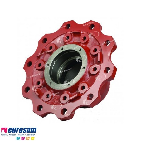 Mozzo ruota nudo Battaglino Bpw assale autosterzante 7,5 Ton