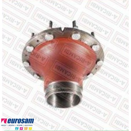 Mozzo ruota Adige Viberti Austeras assale auto/sterzante massa frenante 160mm con cuscinetti paraolio e colonnette