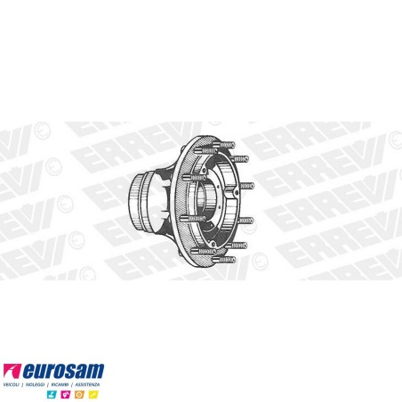Mozzo ruota nudo Adige Viberti Austeras assale auto/sterzante massa frenante 160mm con colonnette